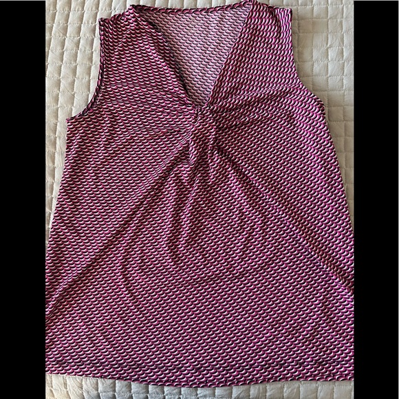 Petite small/ pink & black blouse - Picture 1 of 3
